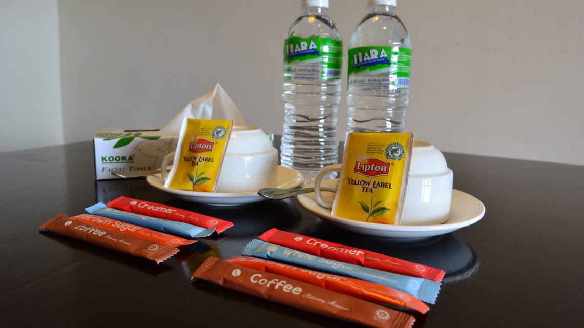 Complimentary Bottle Water, Tea & Coffee